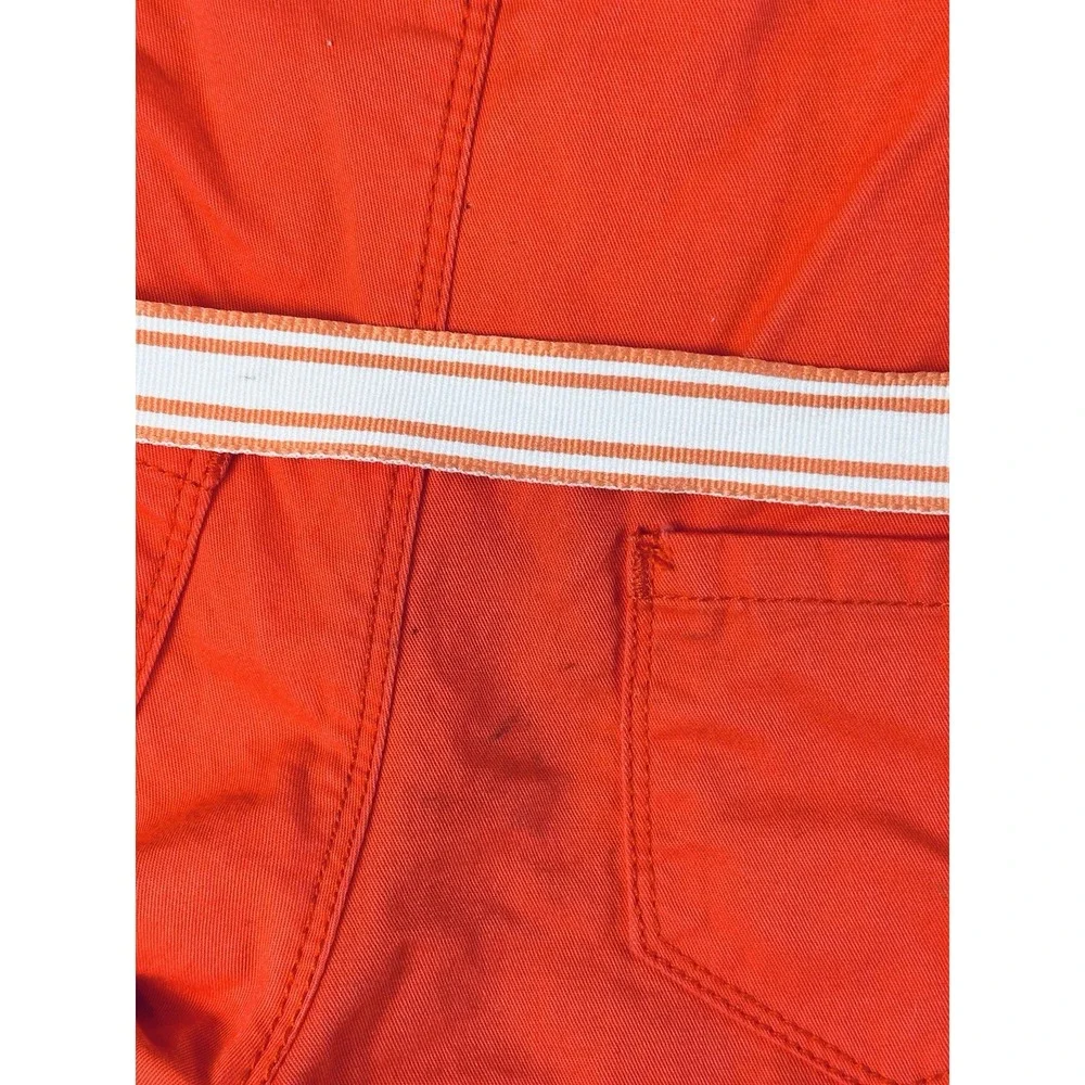 Oshkosh B'Gosh Overalls Shorts Girl's 9M Coral Baby Vestbak Adjustable Straps‎